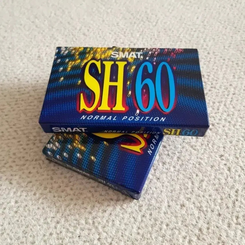 [BUNJANG] SMAT SH60 Blank Cassette Tape (1+1 Bundle) / SMAT SH60 카세트 공테이프 1+1 미개봉