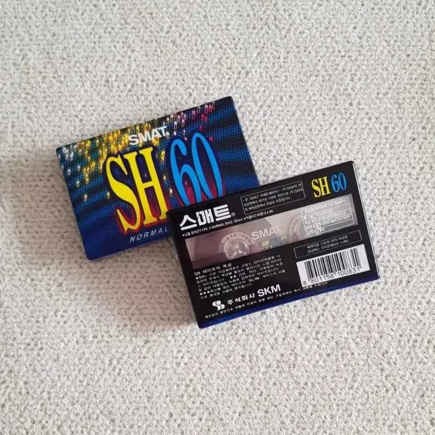 [BUNJANG] SMAT SH60 Blank Cassette Tape (1+1 Bundle) / SMAT SH60 카세트 공테이프 1+1 미개봉