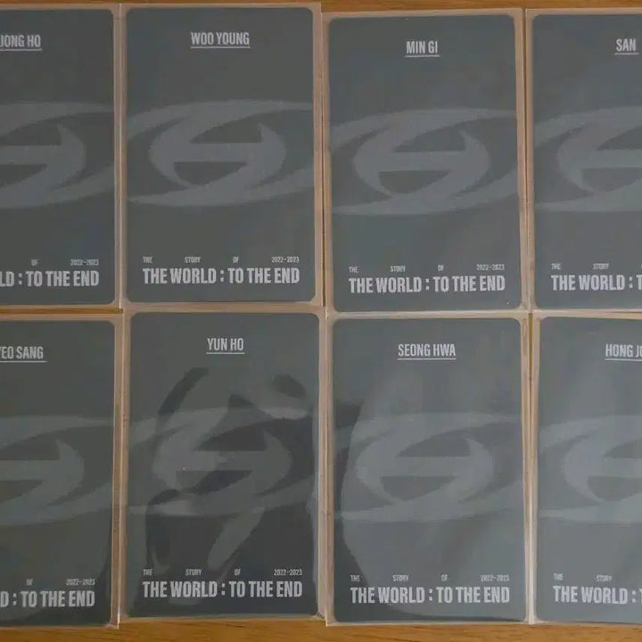 [BUNJANG] ATEEZ THE WORLD : TO THE END Photocard Set (8 pcs) / 에이티즈 THE WORLD : TO THE END 포카 8장 세트