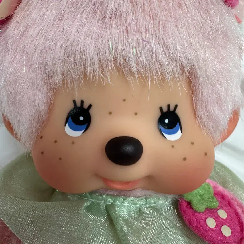 [BUNJANG] Vintage Strawberry Monchhichi Doll / 고전 스트로베리 몬치치