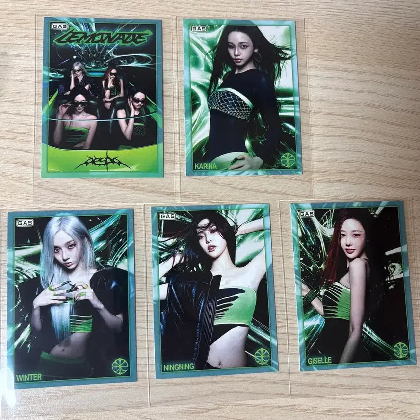 [BUNJANG] Aespa GAS Photocard Set / 에스파 gas 트레카 세트 양도합니다!