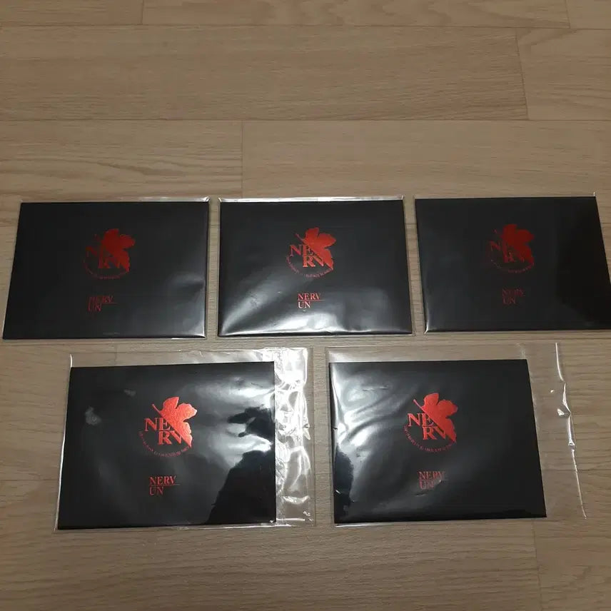 [BUNJANG] Evangelion NERV ID Card Set 5 Types Full Set / 에반게리온 ID 카드 세트 5종 풀세트 일괄