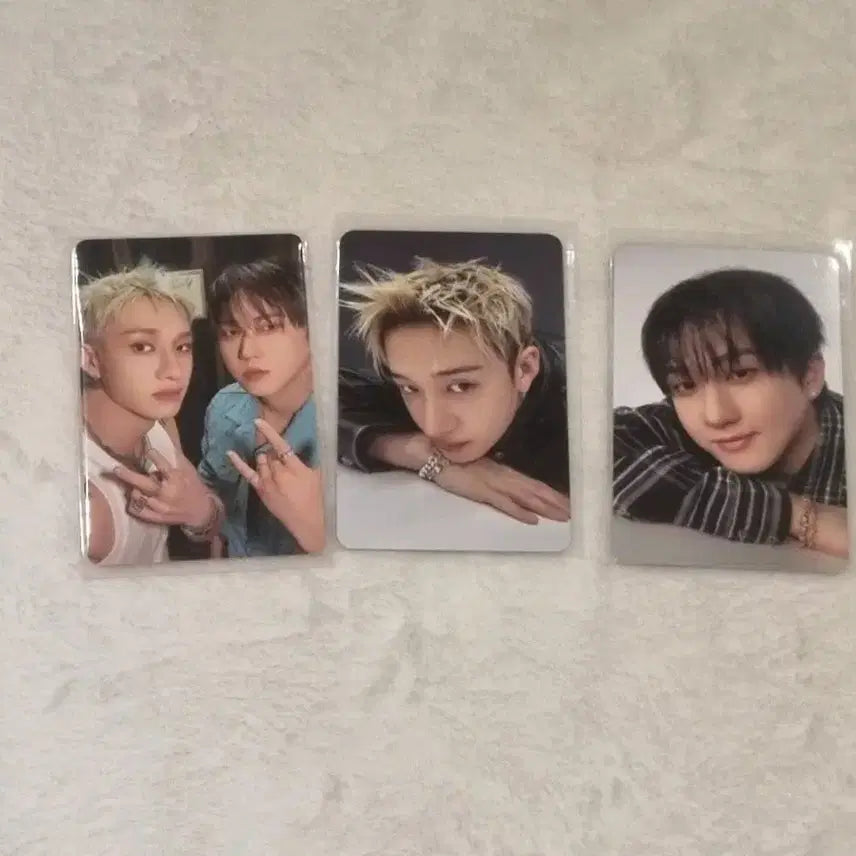 [BUNJANG] Stray Kids Bang Chan Changbin THIS &amp; THAT Mesh Long Sleeve Unit Photocard / 스트레이키즈 StrayKids 방찬 창빈 세트