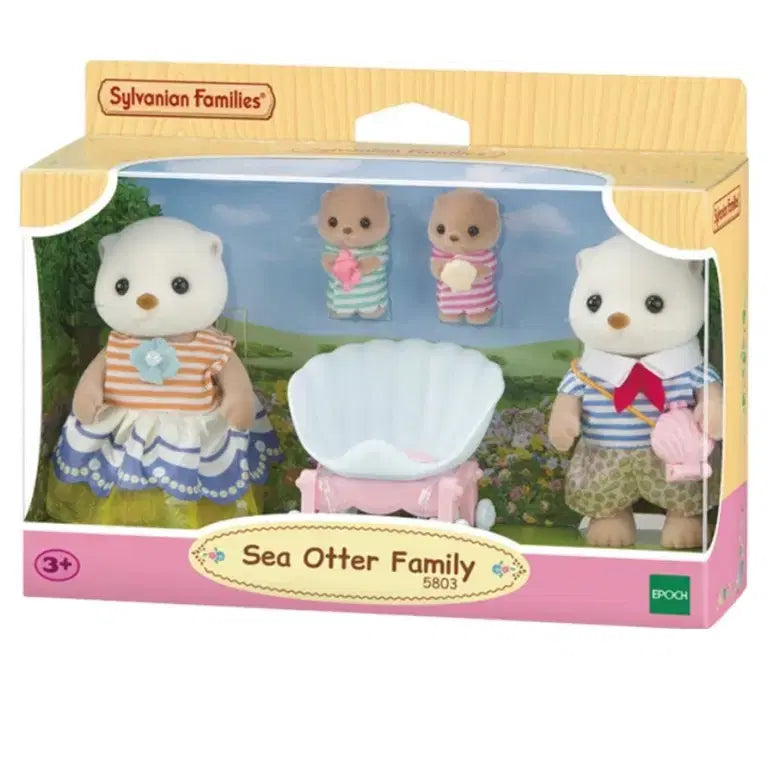 [BUNJANG] Sylvanian Families Otter Parents Set / 실바니안 수달 부모 엄마 아빠 일괄