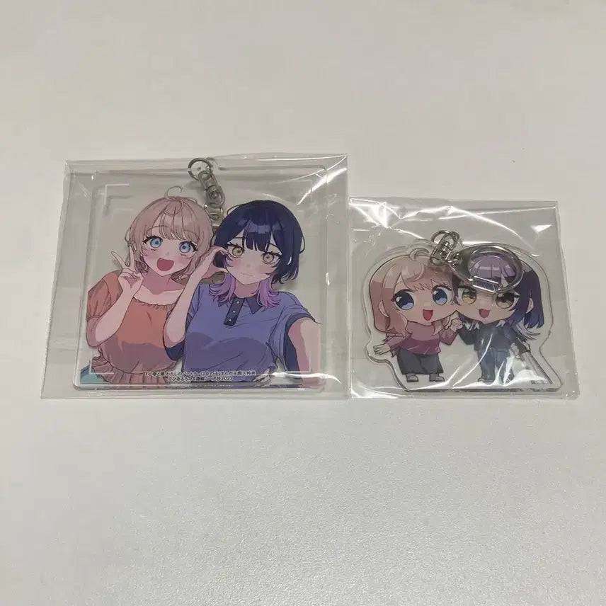 [BUNJANG] Koharu and Minato Acrylic Keyholder / 코하루와 미나토 특전 아크릴 키홀더 백합