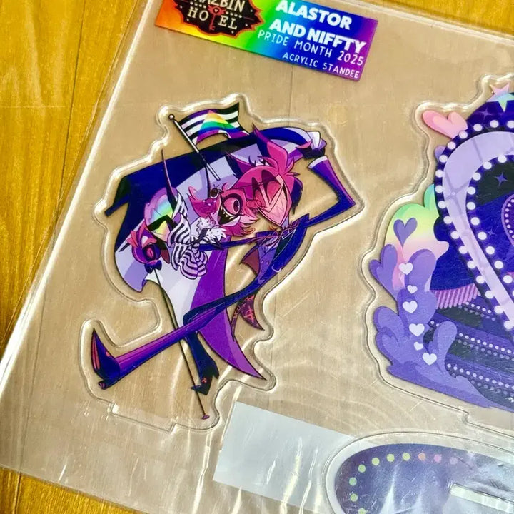 [BUNJANG] Hazbin Hotel Pride 2025 Acrylic Standee Alastor Niffty / 해즈빈호텔 프라이드 2025 아크릴 스탠드 알래스터 니프티