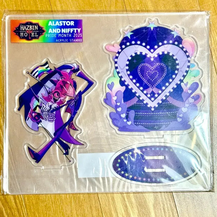 [BUNJANG] Hazbin Hotel Pride 2025 Acrylic Standee Alastor Niffty / 해즈빈호텔 프라이드 2025 아크릴 스탠드 알래스터 니프티