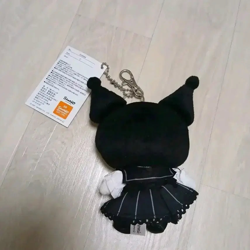 [BUNJANG] Sanrio Dear My Love Kuromi Mascot Plush Keychain / 산리오 디어마이러브 디마럽 쿠로미 마스코트 인형 키링