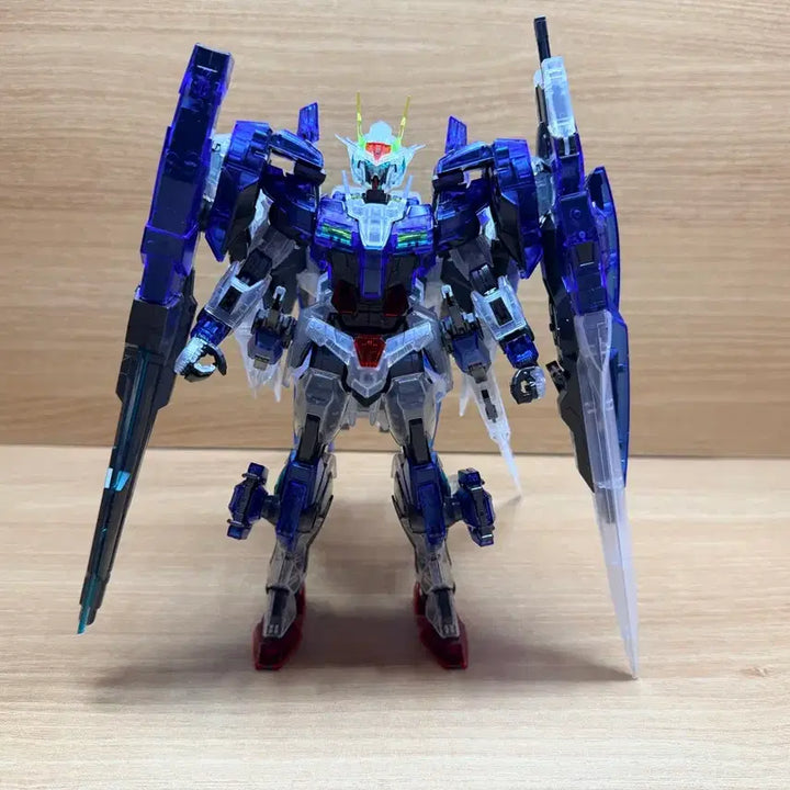 [BUNJANG] Gundam MG 00 Seven Sword/G-Raiser Clear Ver. Model Kit / 조립품 건담 mg 더블오 세븐소드 잔라이저 클리어 팝니다