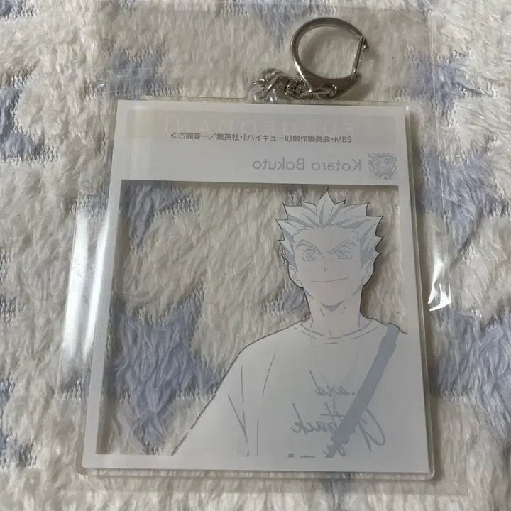 [BUNJANG] Haikyuu!! Dobu Animal Park Photo Frame Keyring Bokuto / 하이큐 도부동물공원 포토프레임 키링 보쿠토