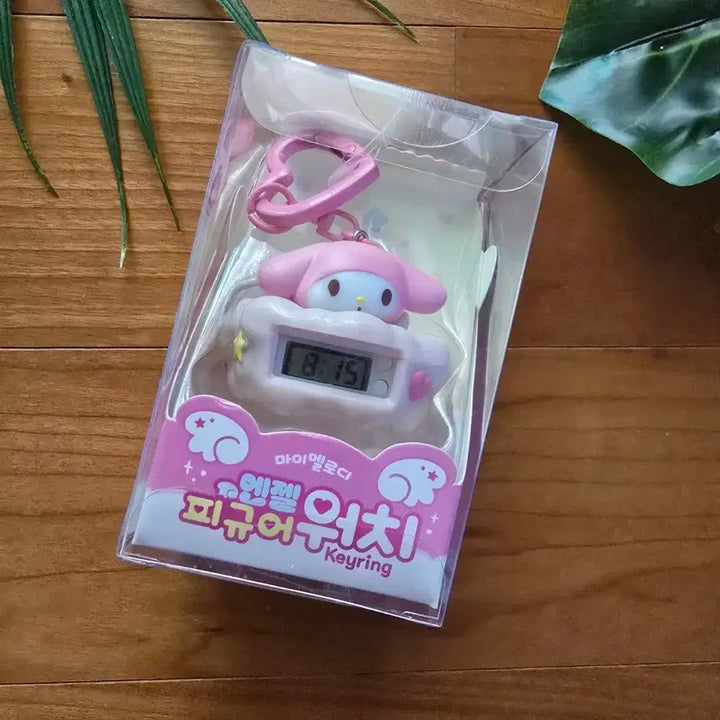[BUNJANG] Sanrio My Melody Angel Figure Watch Keychain / (미사용) 마이멜로디 엔젤 피규어 워치 키링