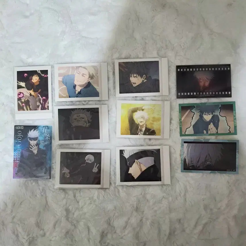 [BUNJANG] Jujutsu Kaisen PASHAKORE Clear Card Stickers Bundle - Gojo, Fushiguro, Togepi, Toji, Nanami, Sukuna / 주술회전 파샤코레 클리어 카드 스티커 일괄 고죠 사토루 후시구로 메구미 토게 토우지 나나미 스쿠나