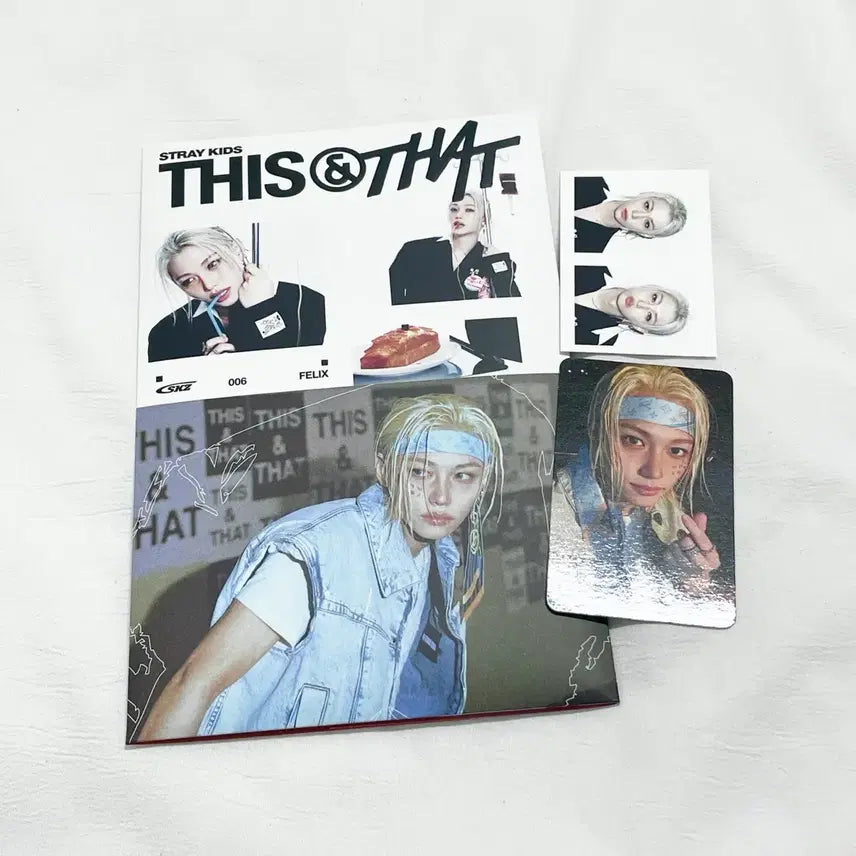 [BUNJANG] Stray Kids DISK &amp; THAT &amp; ver. Felix Bundle Set / 스키즈 디스앤댓 &amp;앤버전 필릭스 일괄