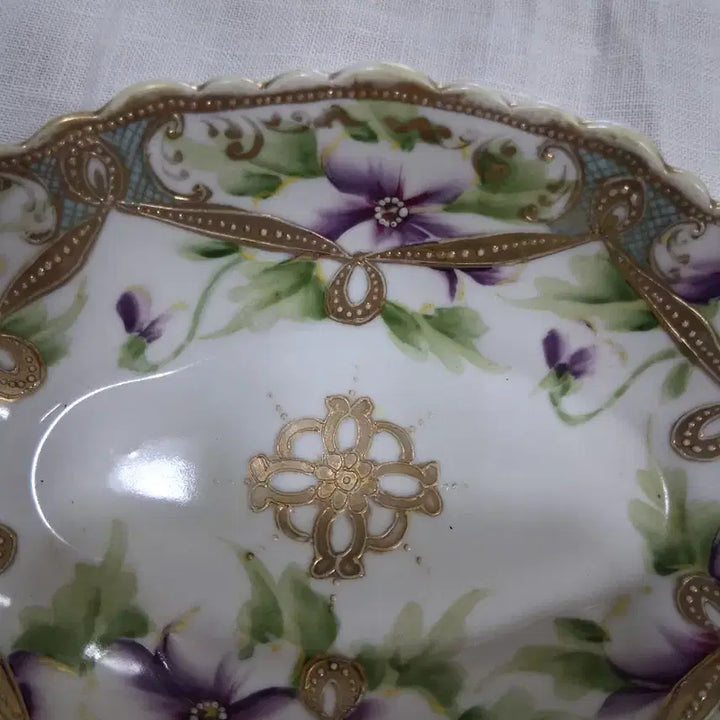 [BUNJANG] Noritake Two-Handle Irregular Bowl / 노리다케 투핸들 이형볼