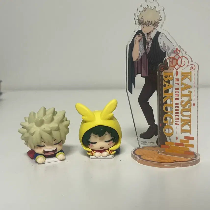 [BUNJANG] My Hero Academia Onemutan Chibi Izuku Bakugo Bundle Set with Acrylic / 나히아 치비 오네무탄 미도리야 바쿠고 일괄 + 아크릴