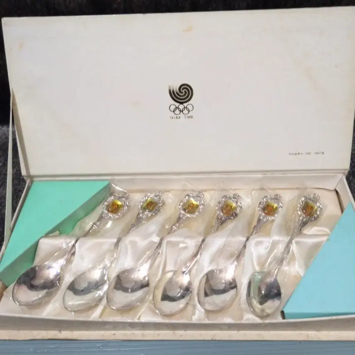 [BUNJANG] 1988 Seoul Olympics Commemorative Cutlery Set (6 Pieces) / 서울 1988 올림픽 기념 수저 6개 세트