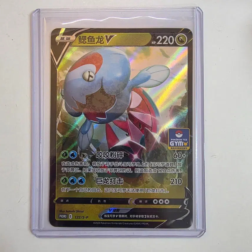 [BUNJANG] Pokemon Card Sword &amp; Shield Dragapult Vmax Chinese 2022 Gym Promo PROMO 122/S-P (Reprint) / [중판 포켓몬카드]소드&amp;실드 어래곤V 휼로 중국 2022 짐프로모 PROMO 122/S-P