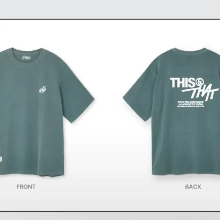 [BUNJANG] Stray Kids This &amp; That Album T-Shirt / (포카x) 스트레이키즈 스키즈 디스앤댓 판발 티셔츠