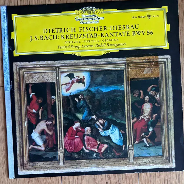 [BUNJANG] Dietrich Fischer-Dieskau Bach Cantata BWV 56 LP Deutsche Grammophon Yellow Tulip Label / 디트리히 피셔 디스카우 / 바흐 칸타타 BWV 56 LP