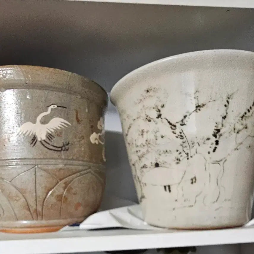 [BUNJANG] Shin Jeong-hee Painting Vase / 신정희 화분