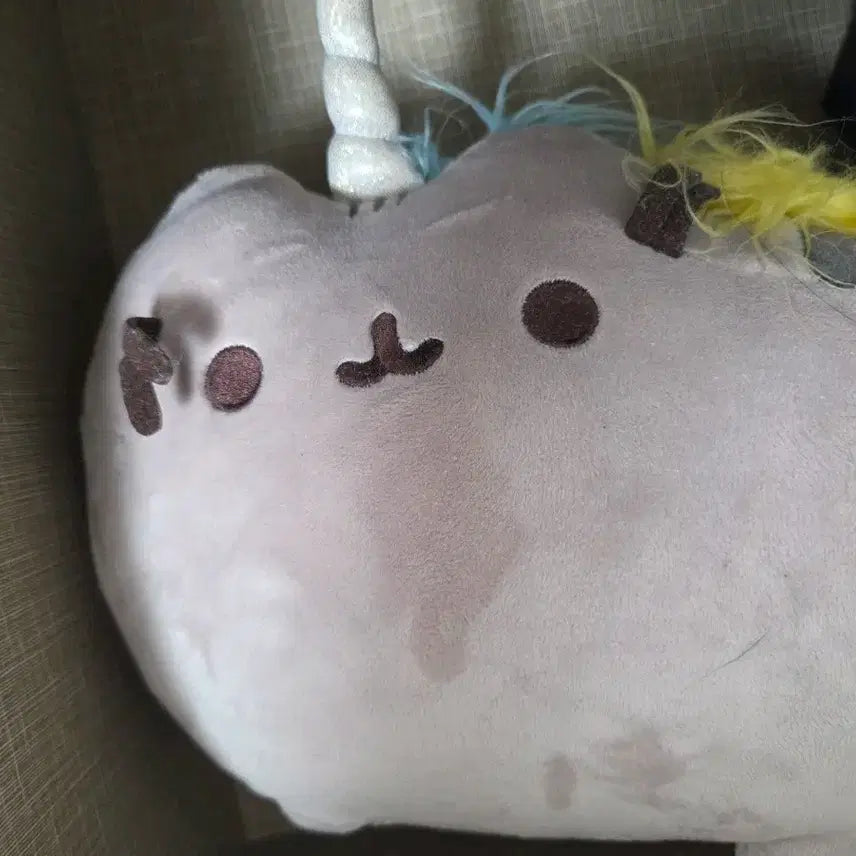 [BUNJANG] Puchin Cat Unicorn Plush Doll / 푸신 고양이 인형
