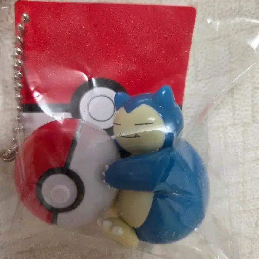 [BUNJANG] Pokemon Snorlax Figure Keychain / 포켓몬스터 잠만보 피규어 키링