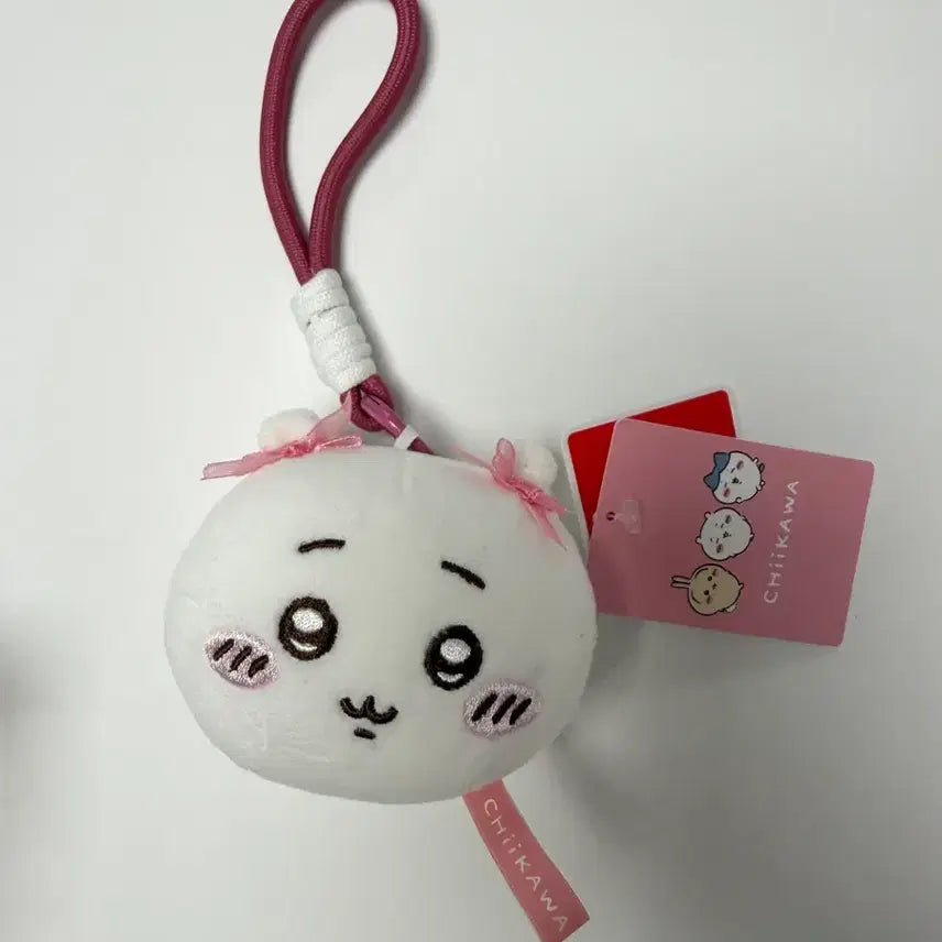 [BUNJANG] Chiikawa Face Plush Keychain / 치이카와 얼굴 인형 키링