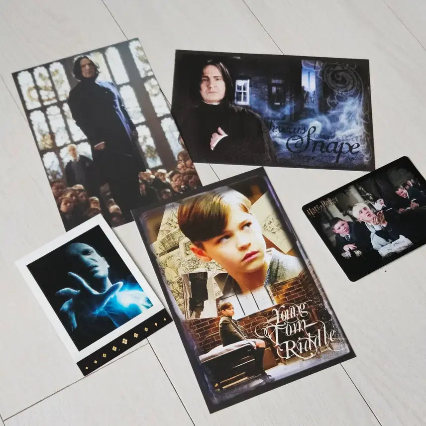 [BUNJANG] Harry Potter Malfoy Snape Slytherin Official Postcard Photocard Set / 해리포터 말포이 스네이프 슬리데린 정품 엽서 포토카드 세트