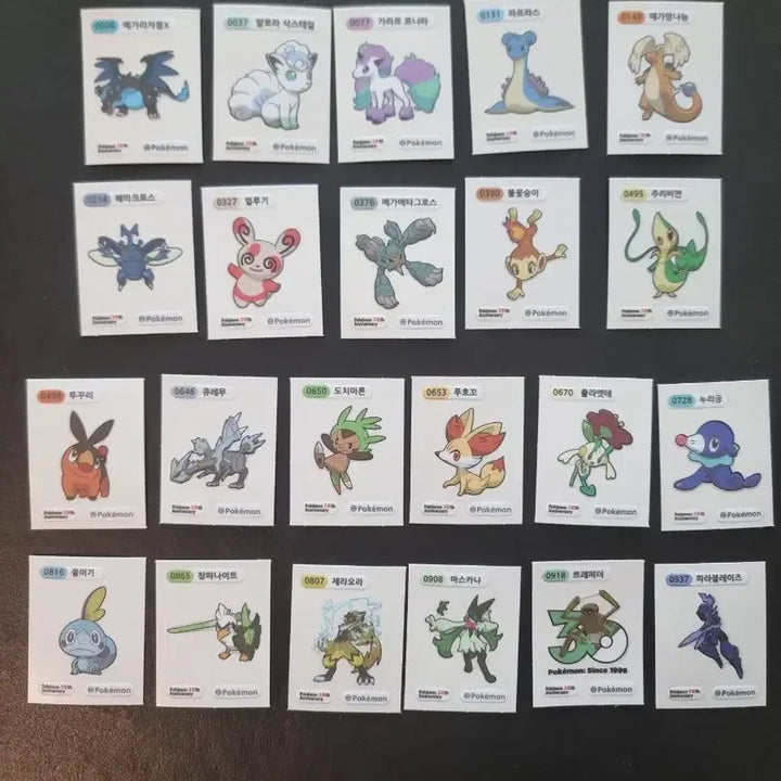[BUNJANG] Pokemon 30th Anniversary Limited Edition Sticker / (단종) 포켓몬 30주년 기념 띠부씰 팔아요!!