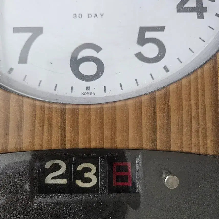 [BUNJANG] Seiko 30-Day Time-Date Wall Clock / 세이코 30일 타임-데이트 벽시계