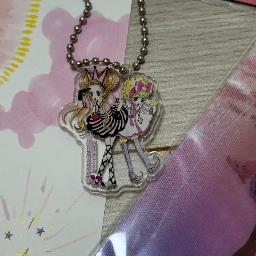 [BUNJANG] Sugar Sugar Rune Original Art Postcard, Acrylic Keychain, Magnet, Lenticular Card Bundle Set / 슈가슈가룬 원화 엽서 및 아크릴 키링, 마그네틱, 렌티큘러 카드 일괄 판매