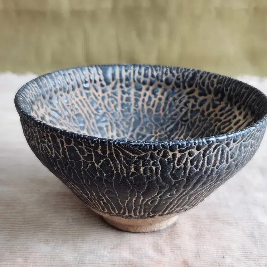 [BUNJANG] Authentic Jian Ware Tea Bowl with Beautiful Glaze Variation / 출토 진품 요변좋은 천목다완