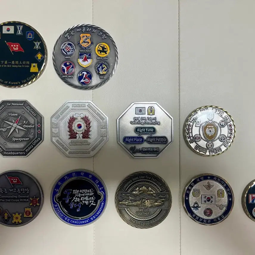 [BUNJANG] Military Coin Bundle Set / 부대코인 기념코인 일괄 판매