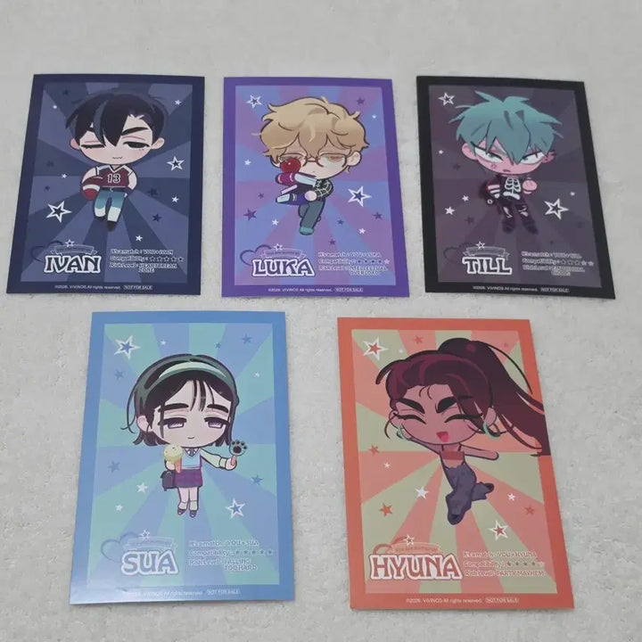 [BUNJANG] A-Stage High Teen Illustration Postcard Set / 에이스테 하이틴 특전 일러스트엽서 세트