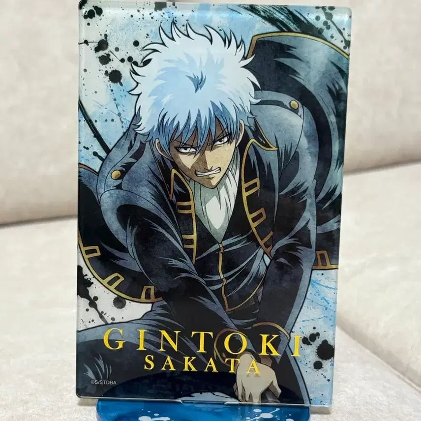 [BUNJANG] Gintama Gintoki Sakata Square Acrylic Stand (Doran Era Shinsengumi Uniform) / 은혼 긴토키 사각 아크릴 스탠드 (동란편 진선조 제복 수트 전쟁 아크스타 사카타긴토키)