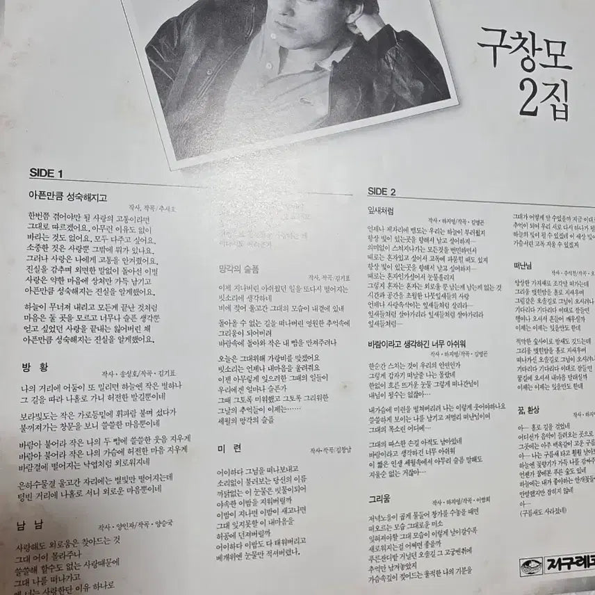 [BUNJANG] Koo Chang-mo LP Record / 구창모 LP