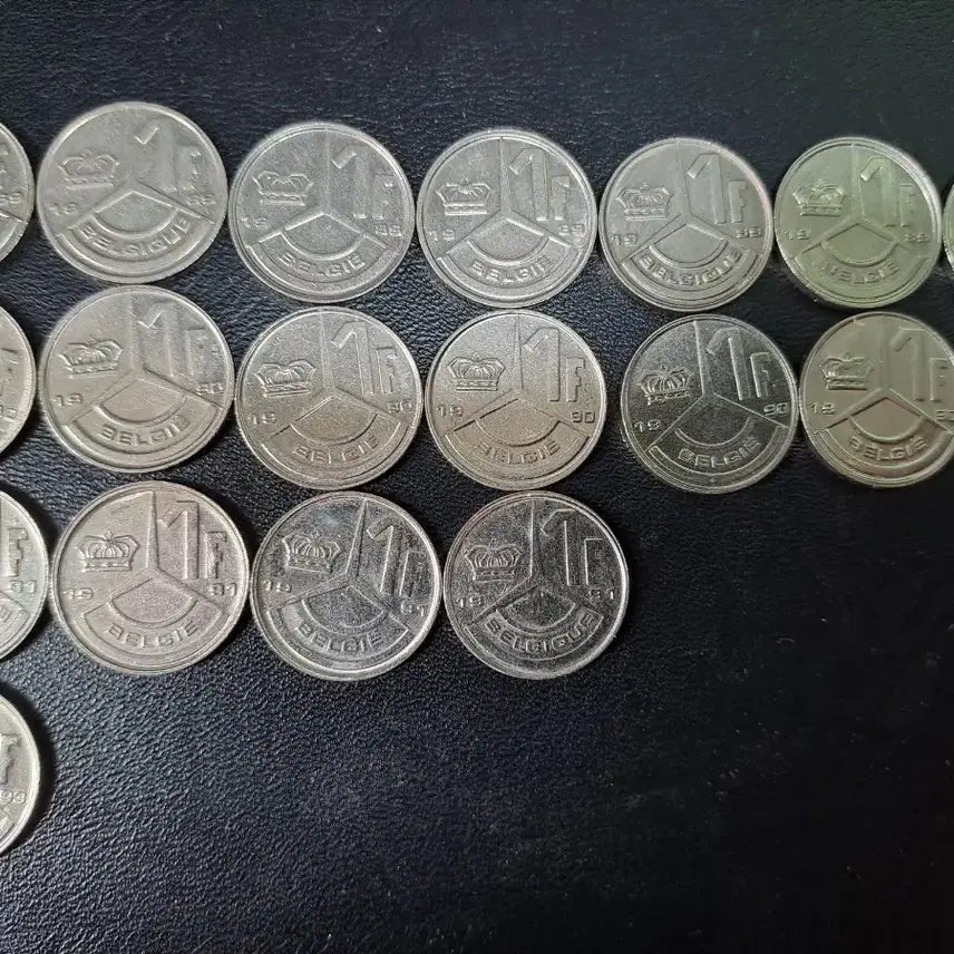 [BUNJANG] Belgium &amp; Luxembourg 1 &amp; 5 Franc Coins (Mixed Years) / 벨기에, 룩셈부르크 동전 (수집/희귀 동전)