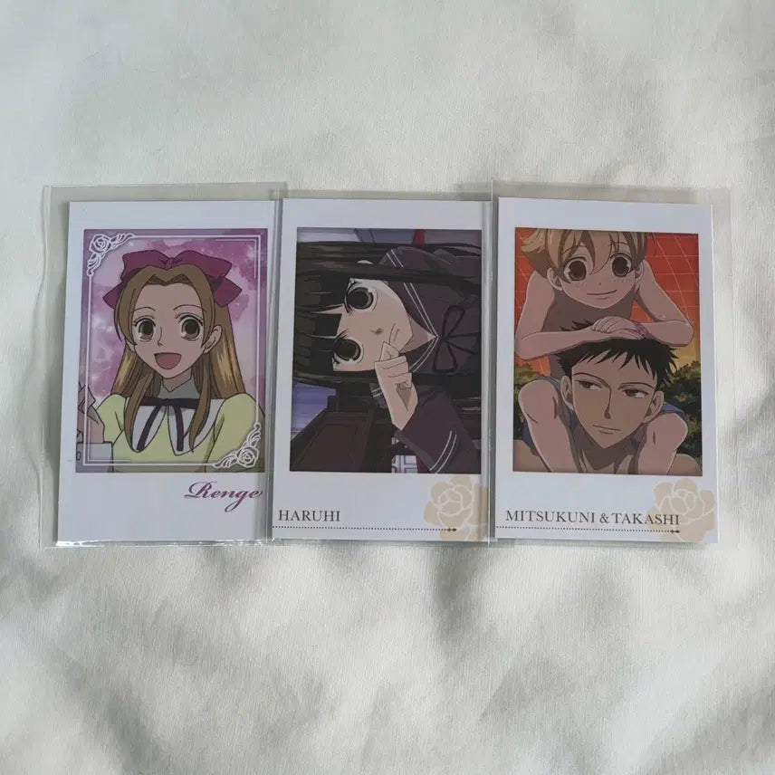 [BUNJANG] Ouran High School Host Club Haruhi, Honey, Mori Character Photo Collection / 오란고교 호스트부 하루히 하니 모리 캬라포토레