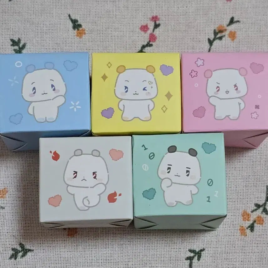 [BUNJANG] PLAVE MMMM Resin Keycap 5-Piece Bundle Set / 플레이브 MMMM 므메미무 레진키캡 5종 일괄