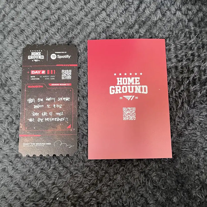 [BUNJANG] ONER T1 Homeground Day 2 Ticket + Postcard Set / [오너/ONER] 티원 홈그라운드 2일차 티켓+엽서 세트