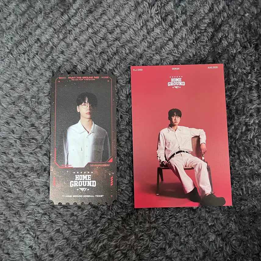 [BUNJANG] T1 Homeground Day 2 Ticket + Postcard Set / [도란/DORAN] 티원 홈그라운드 2일차 티켓+엽서 세트