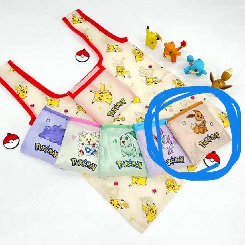 [BUNJANG] Pokemon Eevee Random Shopping Bag / (새상품) 포켓몬스터 이브이 랜덤 장바구니 가방