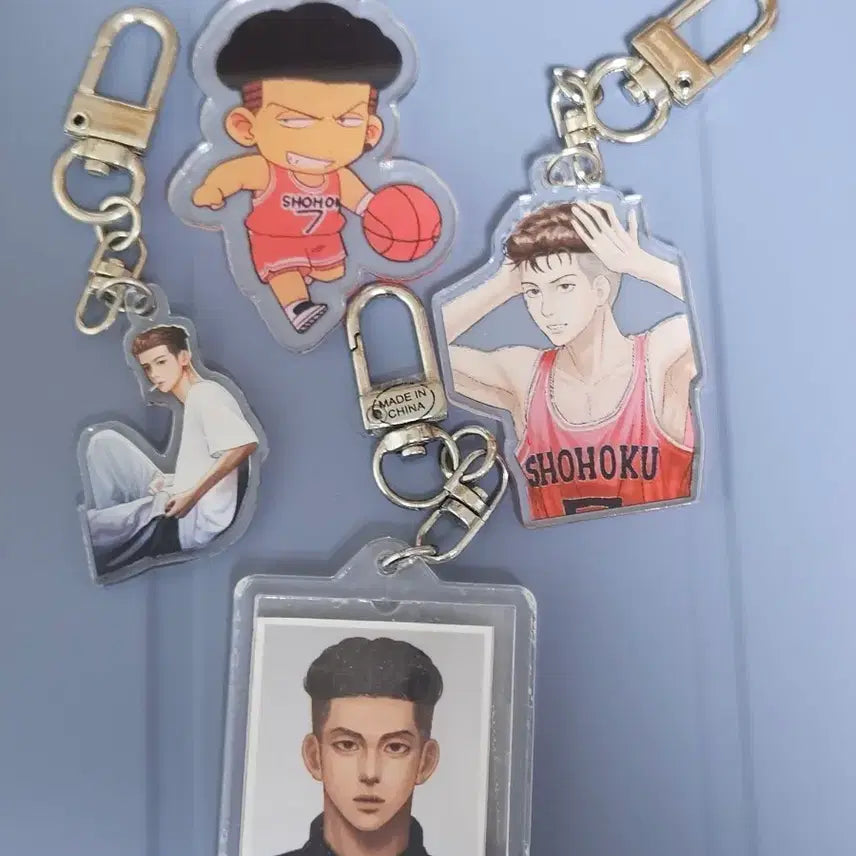 [BUNJANG] Slam Dunk Song Taeseop Keyring Bundle Set / 슬램덩크 송태섭 키링 비공굿 일괄