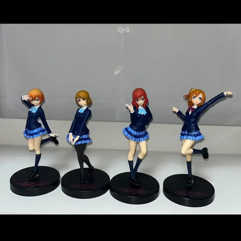 [BUNJANG] Love Live! Muse School Uniform Figures: Honoka, Rin, Maki, Hanayo Bundle Set / (4개일괄) 러브라이브 뮤즈 교복 피규어 호노카,린,마키,하나요 (박스O)