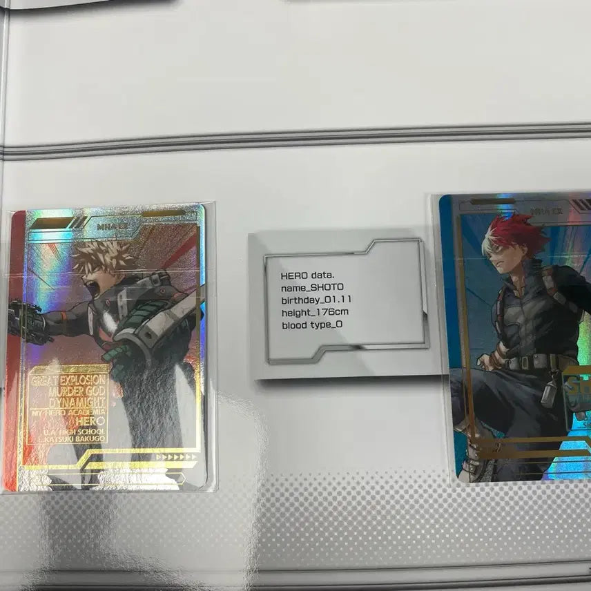 [BUNJANG] My Hero Academia Original Art Exhibition Collection Card Set Bakugo + Todoroki Bundle Set / 히로아카 원화전 콜렉션 카드 세트 바쿠고+토도로키 일괄