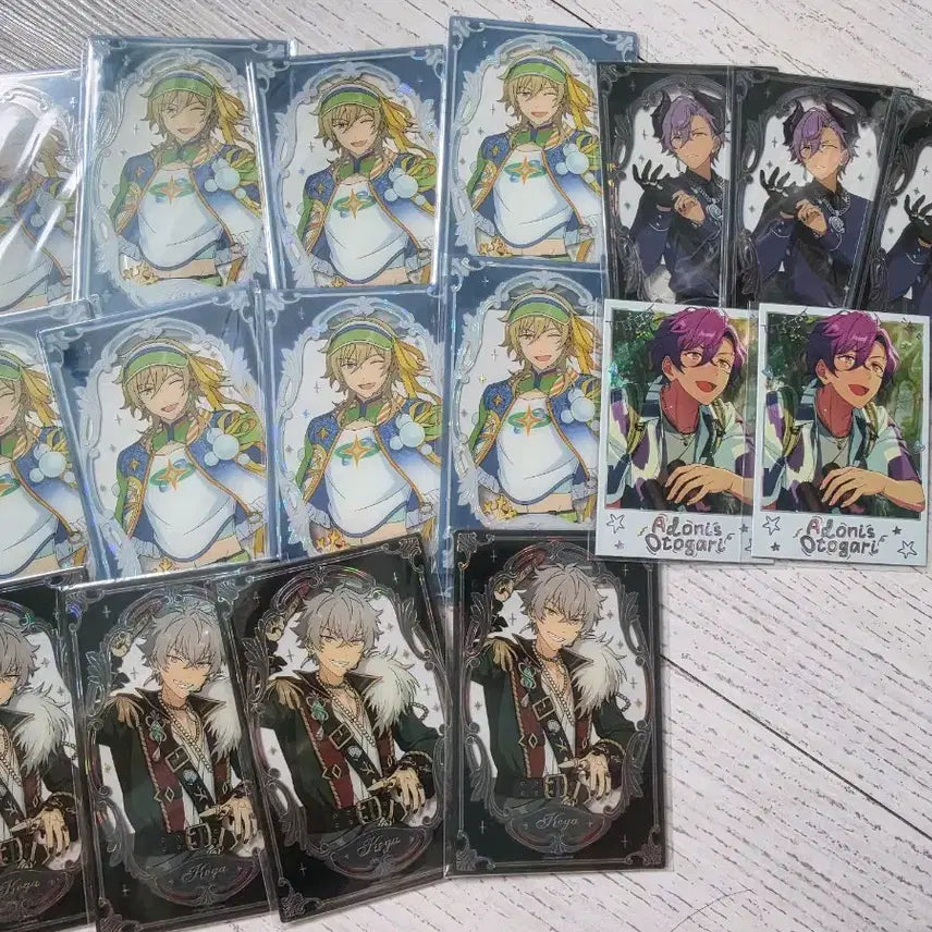 [BUNJANG] Ensemble Stars! Gallery Collection Card Kaoru Koga Adonis Bundle Set / 앙스타 갤러리 컬렉션 카드 프롤로그 포카 부쿠부 뱃지 카오루 코가 아도니스 일괄
