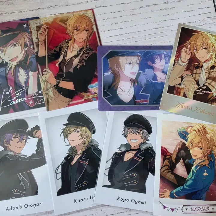 [BUNJANG] Ensemble Stars! Gallery Collection Card Kaoru Koga Adonis Bundle Set / 앙스타 갤러리 컬렉션 카드 프롤로그 포카 부쿠부 뱃지 카오루 코가 아도니스 일괄