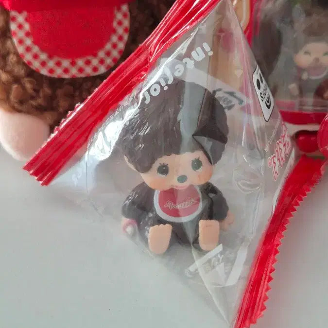 [BUNJANG] Monchhichi x Hello Kitty Collaboration Doll Set / 3개 세트 몬치치 인형 피규어 다마고치