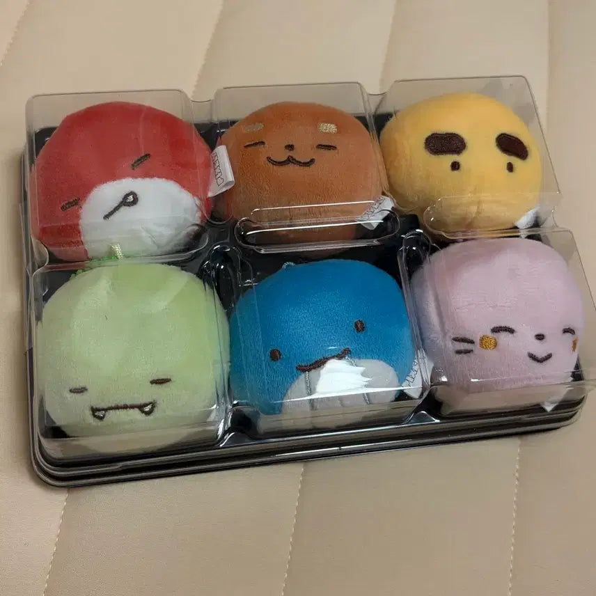 [BUNJANG] Jamddeul Mochi Keychain Full Set / 급처) 잠뜰 찹쌀떡 키링 풀세트 새상품
