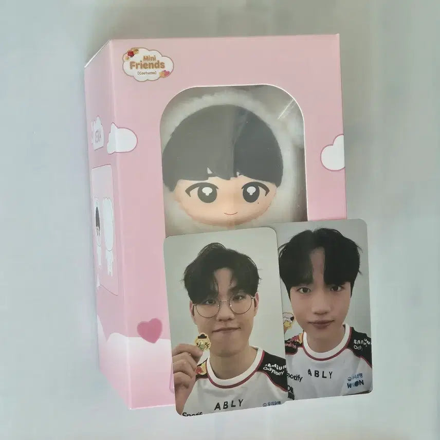 [BUNJANG] T1 Faker Keria Mini Friends Plush + Amhaeng Cheonmun Owner Photocard / 티원 홈그라운드 미니프렌즈 인형 케리아 + 암행천문 오너 포카 양도판매